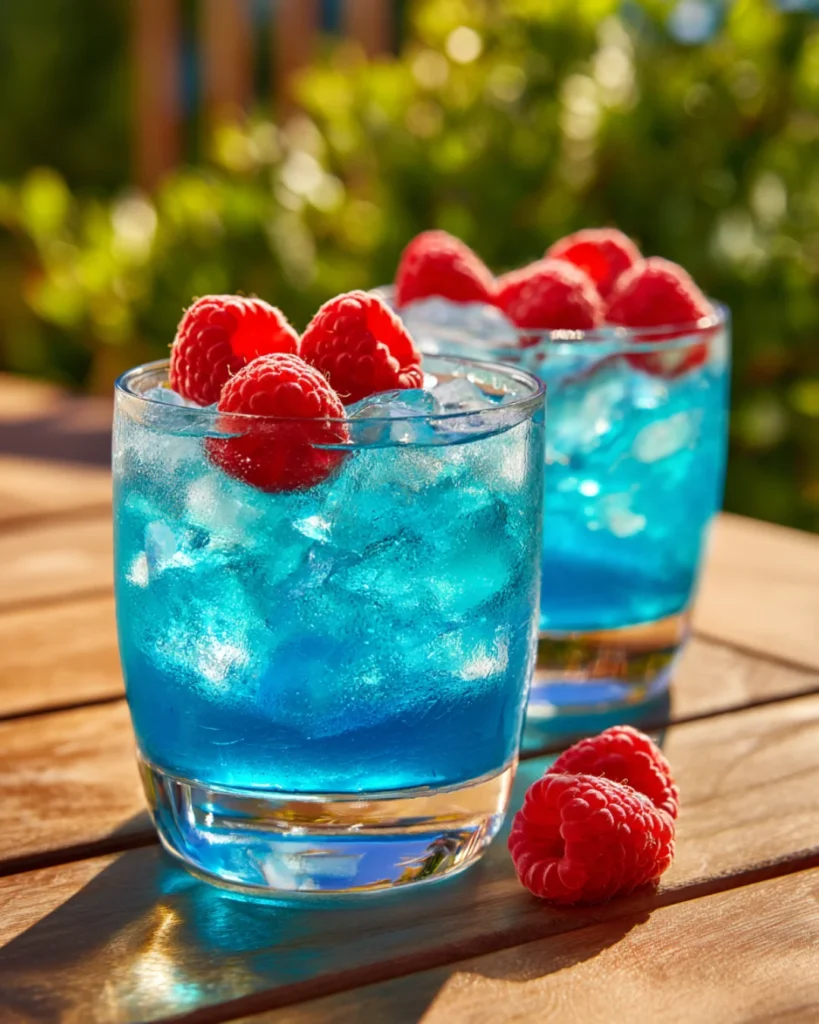 Blue Me First vodka cocktail
