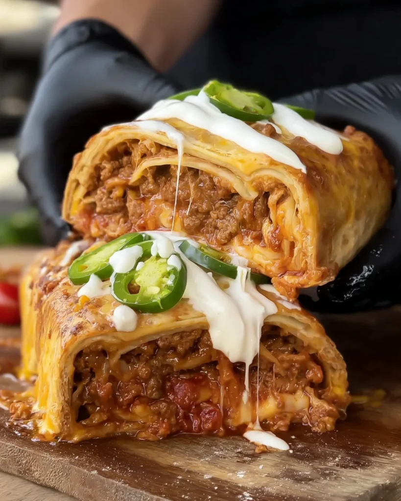 Burrito Quesadilla Loaf recipe