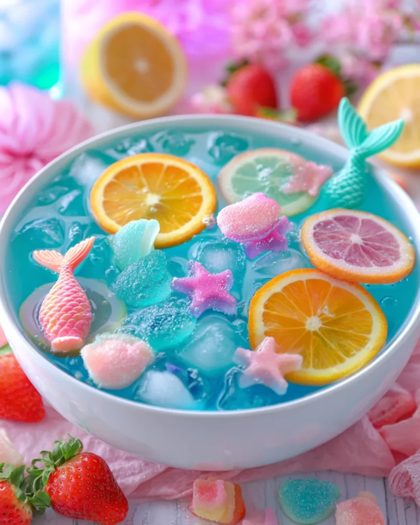 Punch bowl cocktail