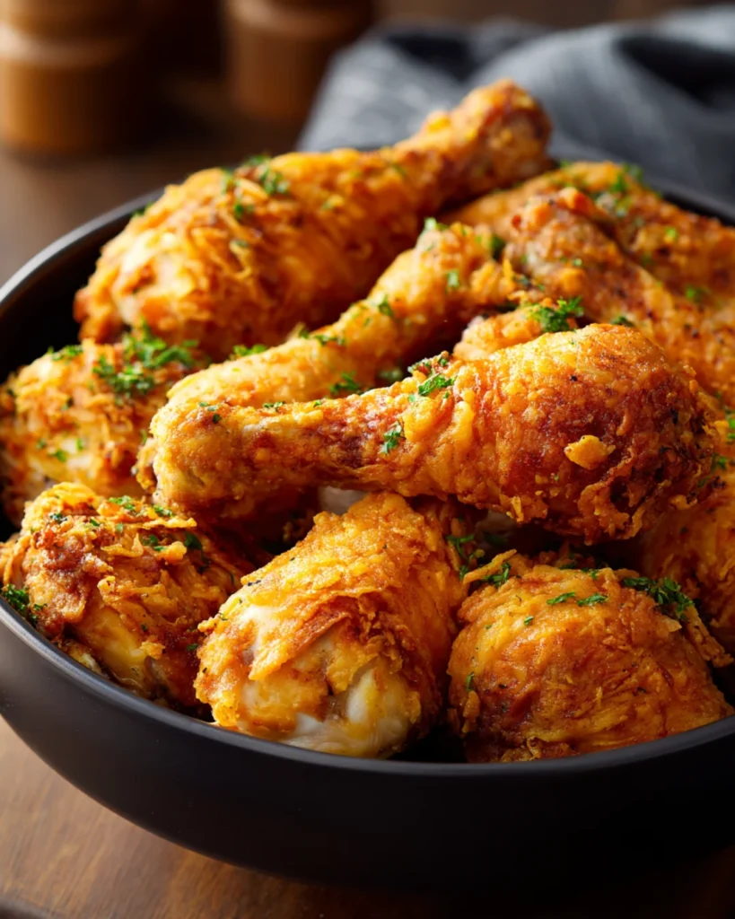 homemade KFC chicken in the oven