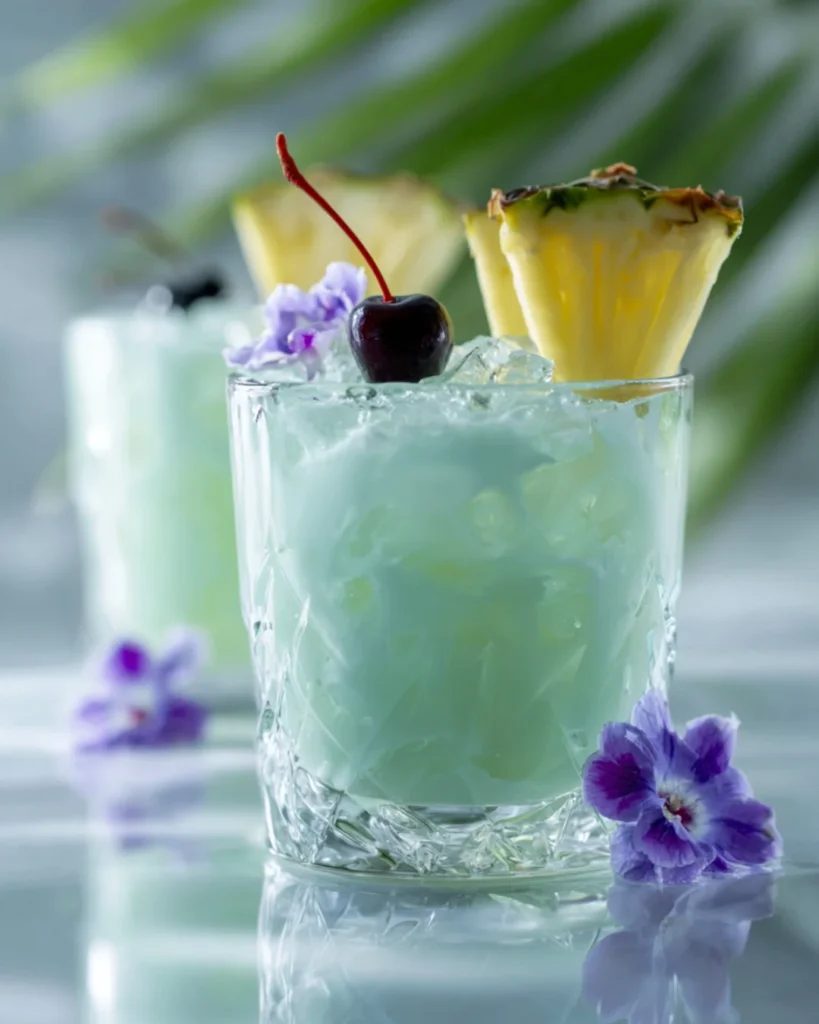 Blue Caribbean Cocktail