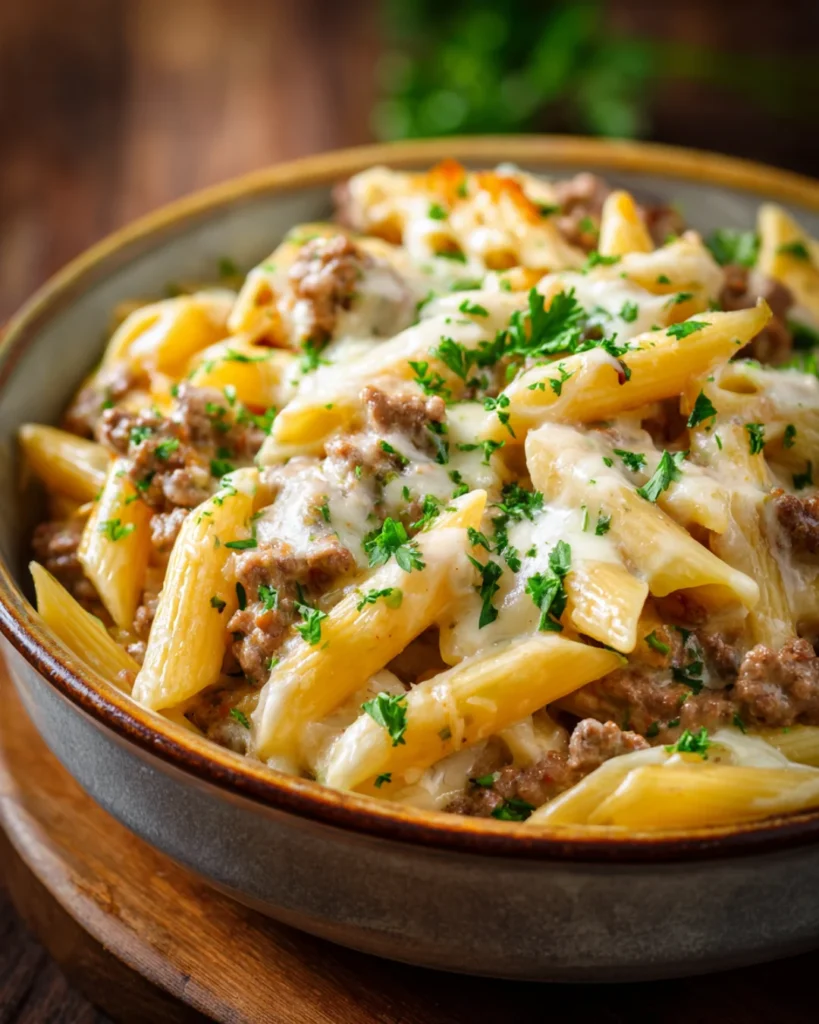 Creamy Beef Pasta Dinner