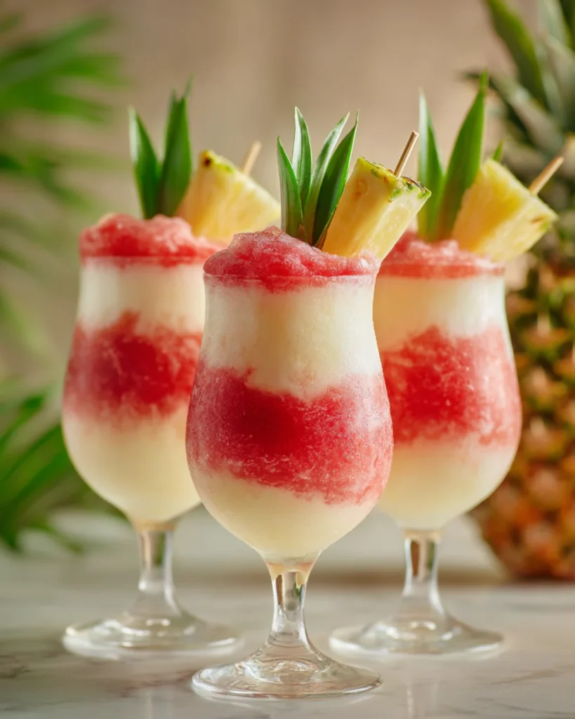 Strawberry Piña Colada Lava Flow