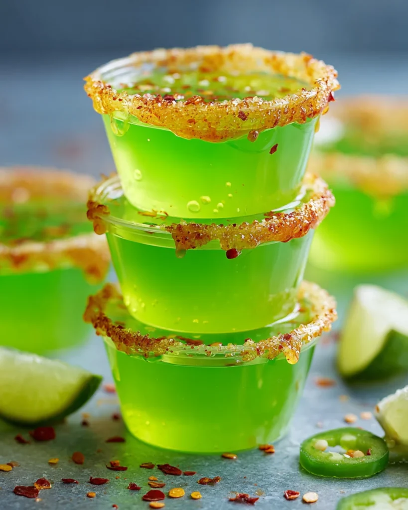 Extra Chile Lime Jello Shots