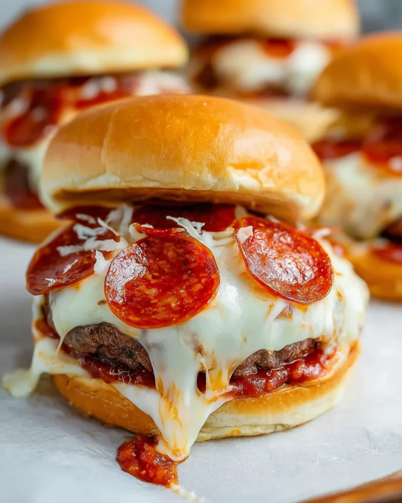 pizza burgers recipe