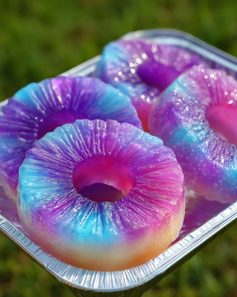Cotton Candy Pineapple Slices