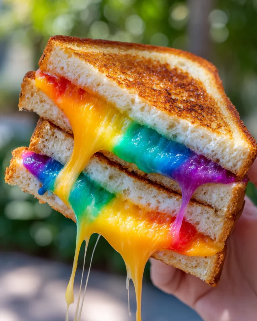 Rainbow Grilled Cheese