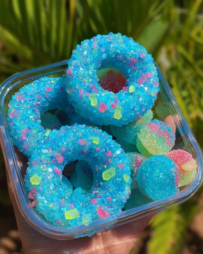 Electric Blue Candy Pineapple