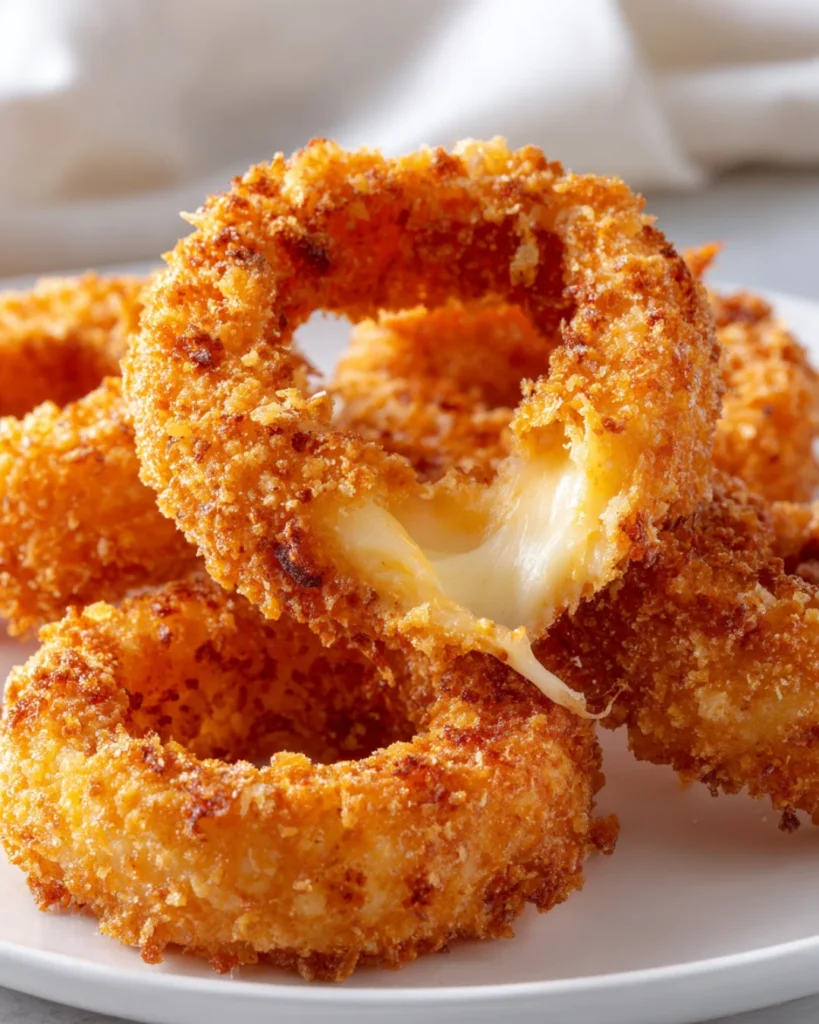 Cheesy Onion Rings