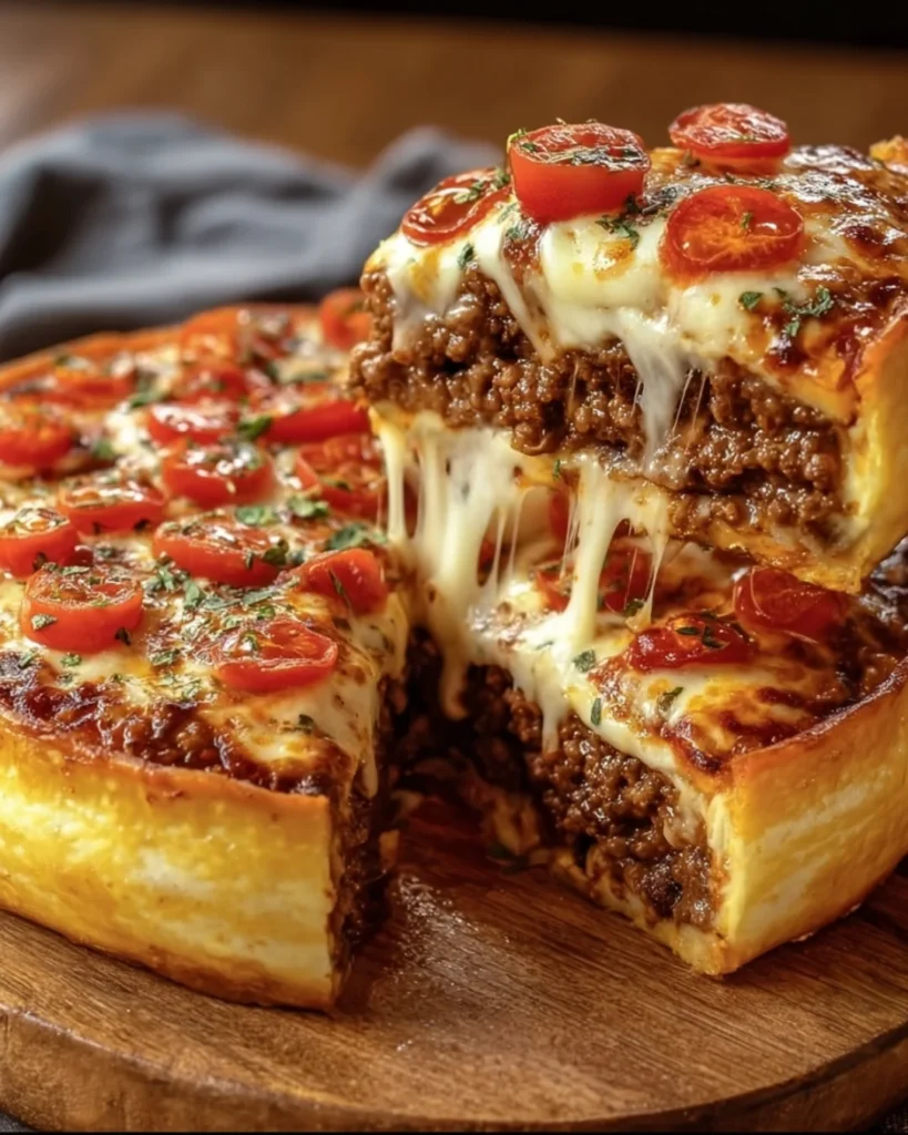 Pizza Burger Pie